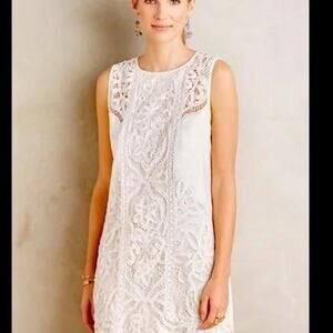Moulinette Soeurs White Lace Dress